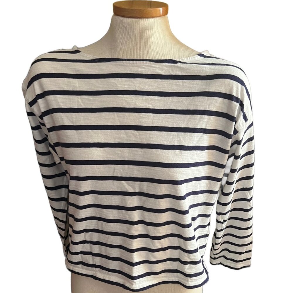 Levi's Striped Long Sleeve Shirt With Tie in Back